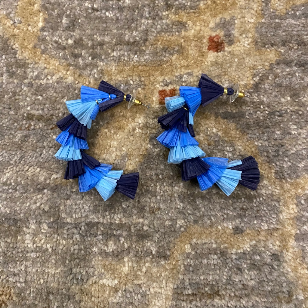Raffia Hoops